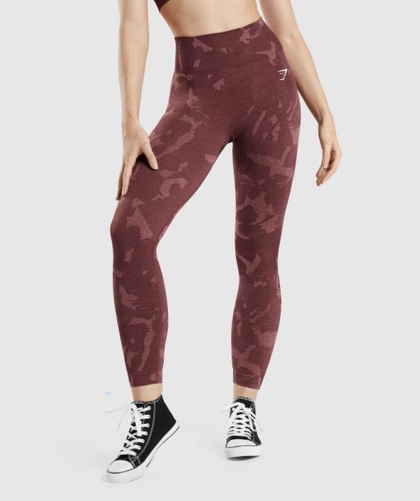 Damske Legíny Gymshark Adapt Camo Seamless Ruzove Hnede | SZ3921465